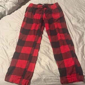 Old Navy Red and Black Plaid Pajama Pants